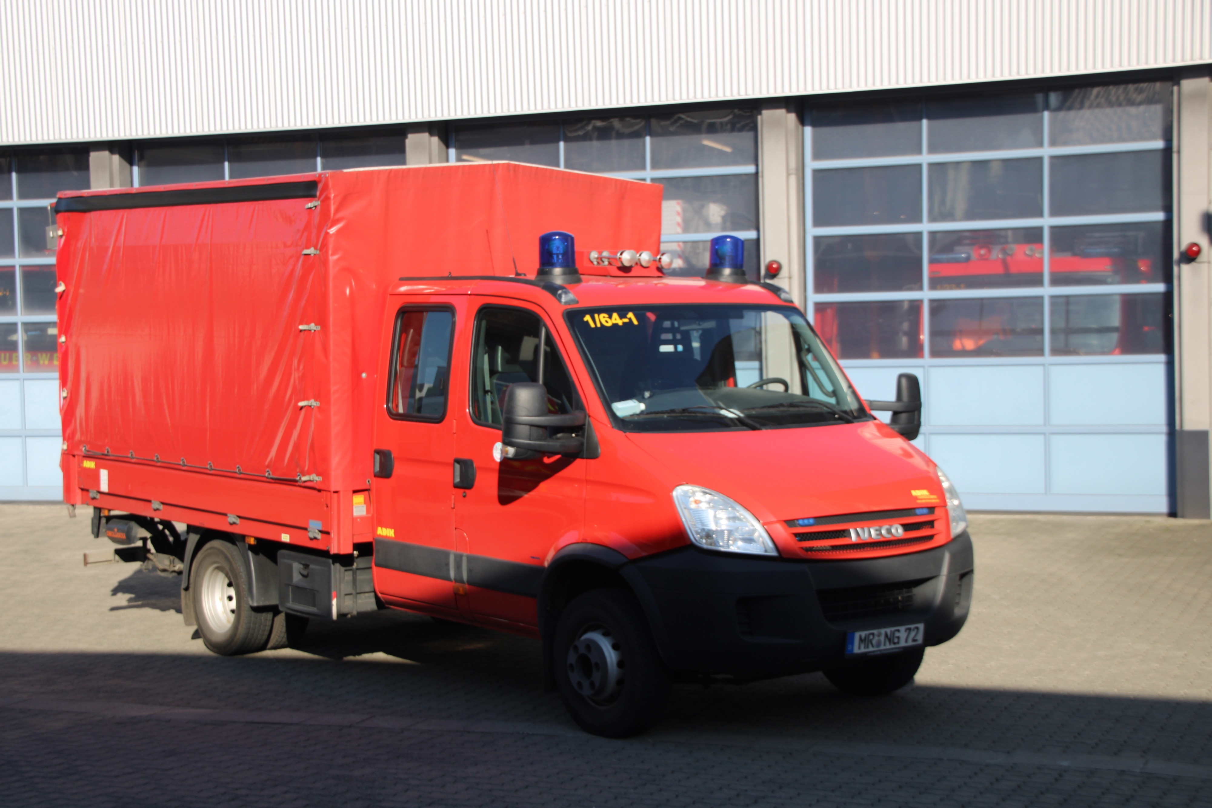 Logistikfahrzeug der Feuerwehr